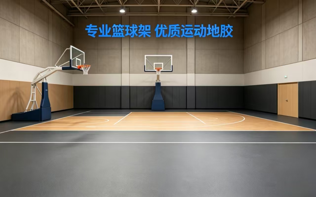 定制室内篮球架场地配套